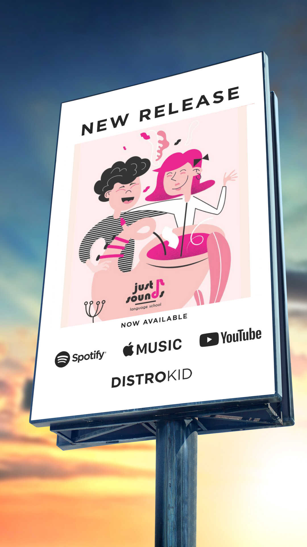 album „English is Music” już na Waszych ulubionych platformach streamingowych!